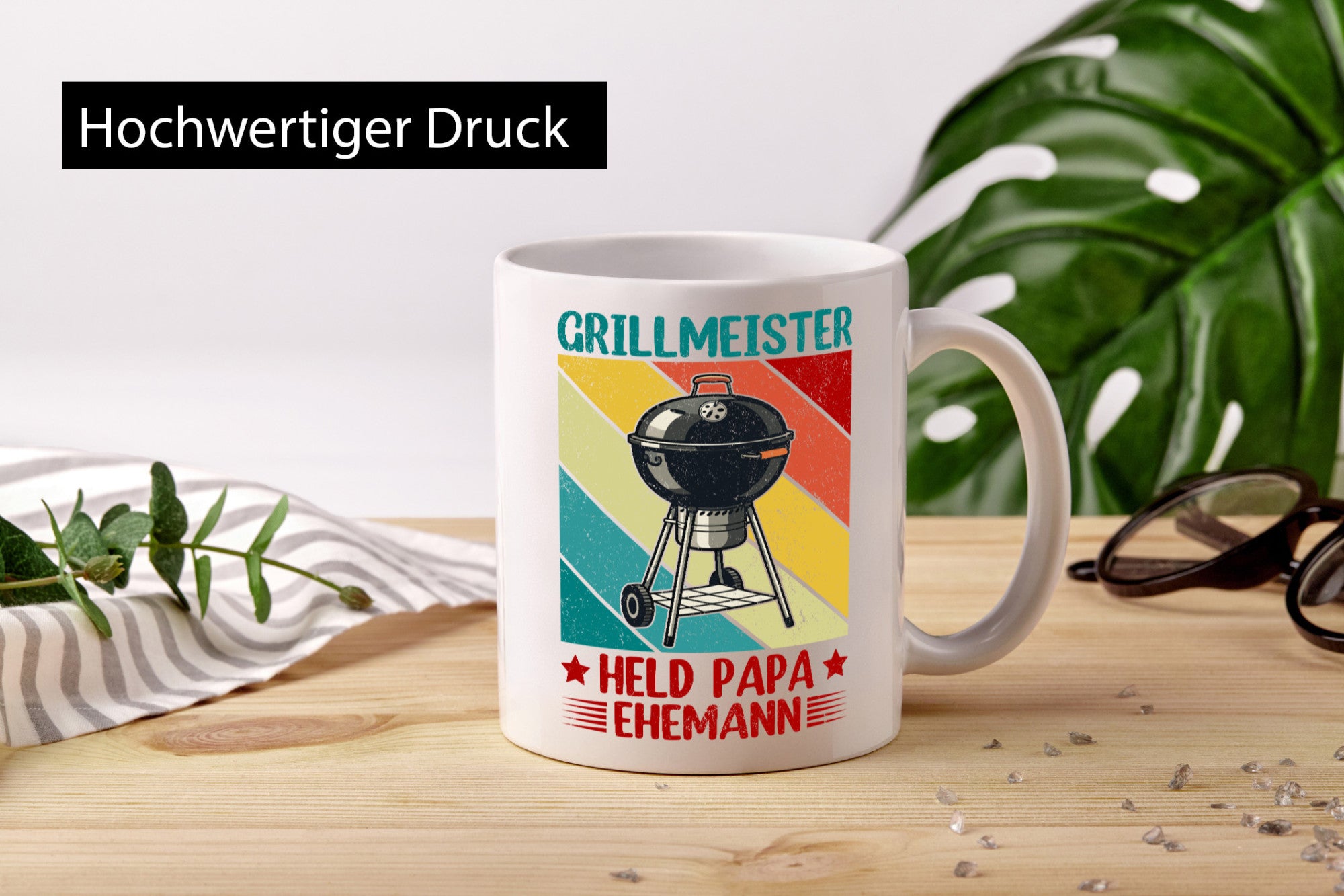 Grillmeister | held Ehemann Grillschürzen vatertag Geschenkidee Familie Humor