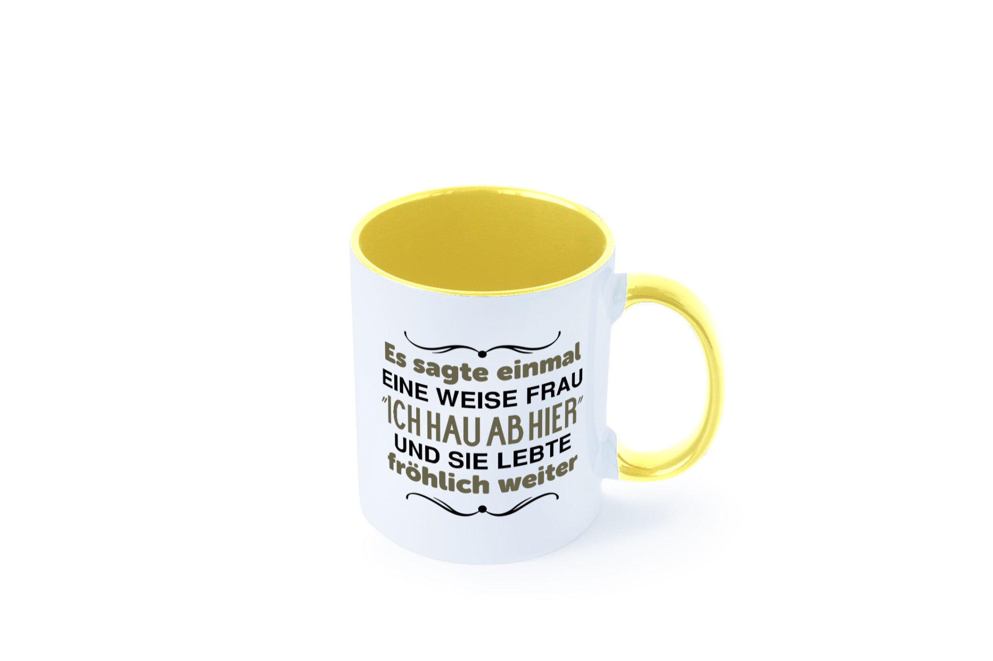 Eine weise Frau sagte einmal | Trennung lustig Humor Geschenkidee Geschenk Tasse