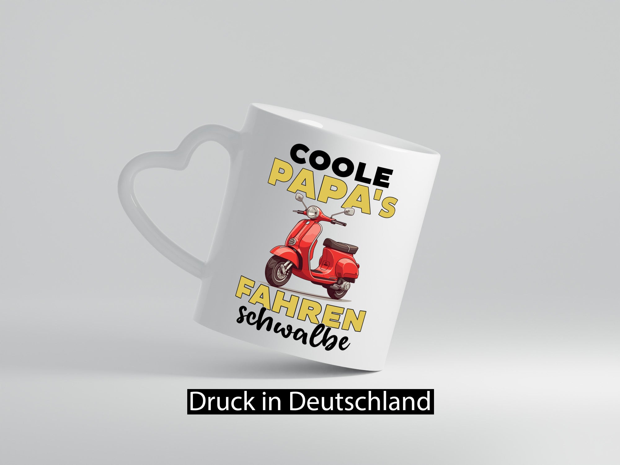 Coole Papas fahren Schwalbe | DDR Mofa Moped v2 Geschenkidee Humor Tasse