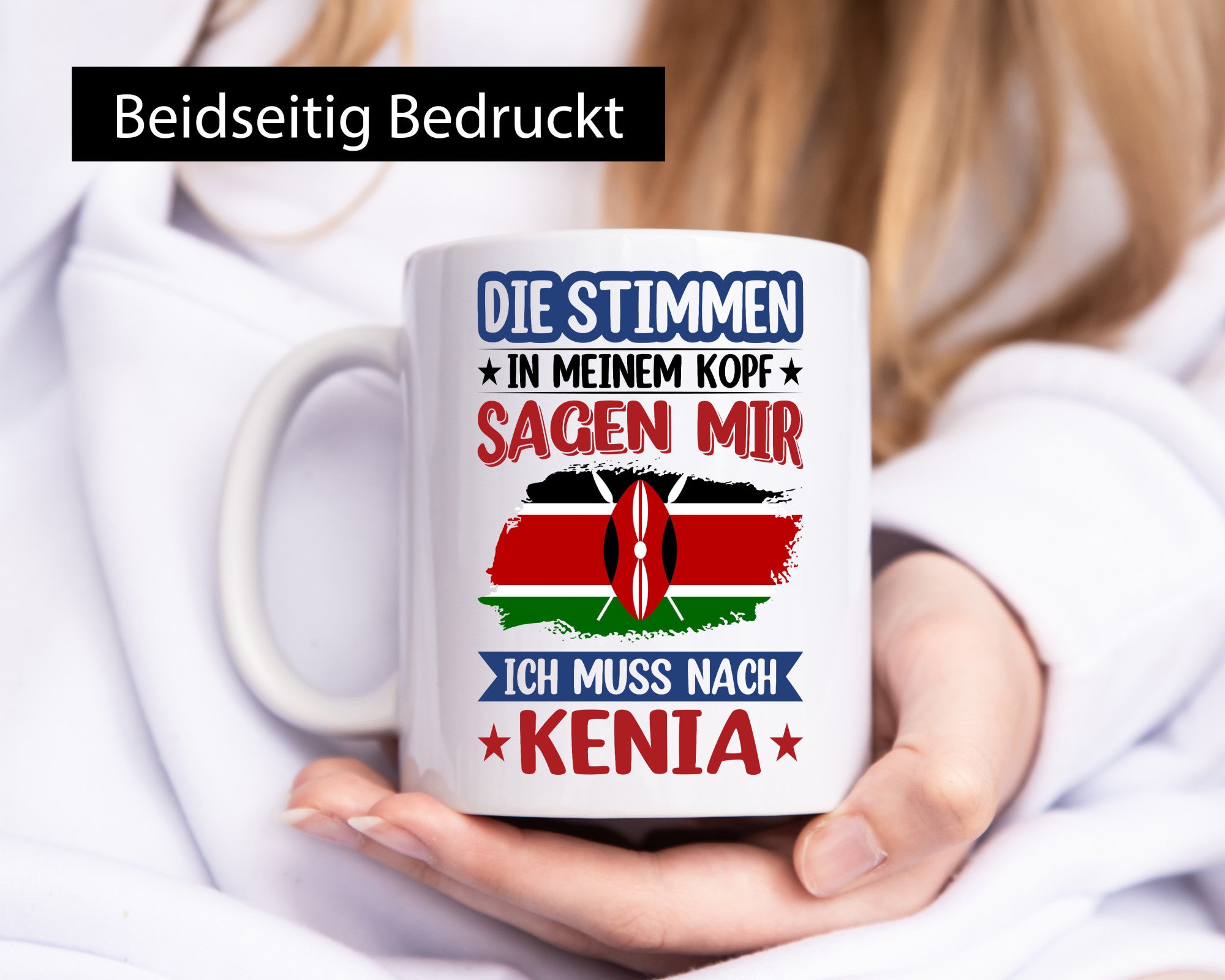 Kenia | Urlaub Stimmen in meinem Kopf Traumland lustiger Spruch Geschenk Humor