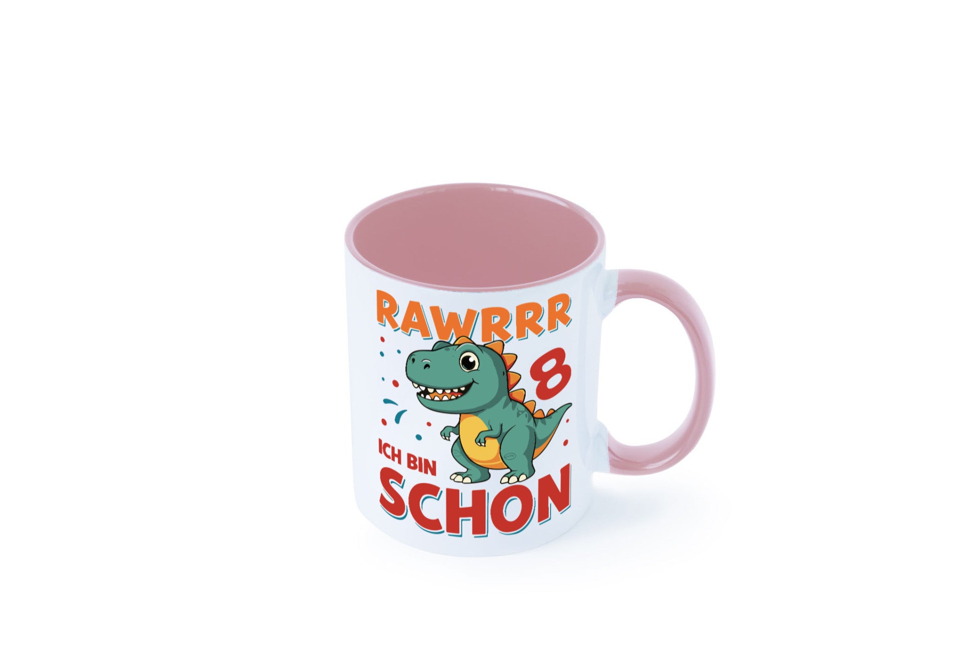 8. Geburtstag | 8 Jahre Raw ich bin schon T-Rex Geschenk Geschenkidee lustiger