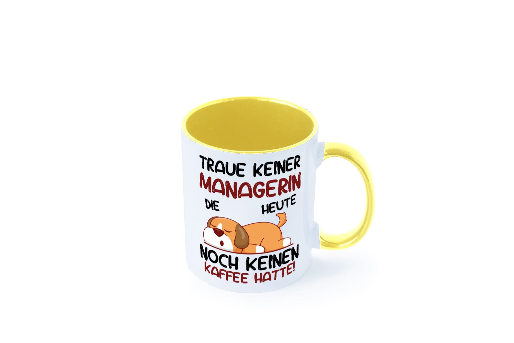 Traue keiner Managerin | Management lustiger Spruch Geschenk Humor Geschenkidee