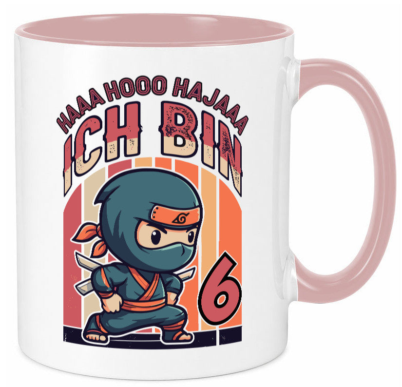 6. Geburtstag | Ninja Junge 6 Jahre Humor Geschenkidee Tasse