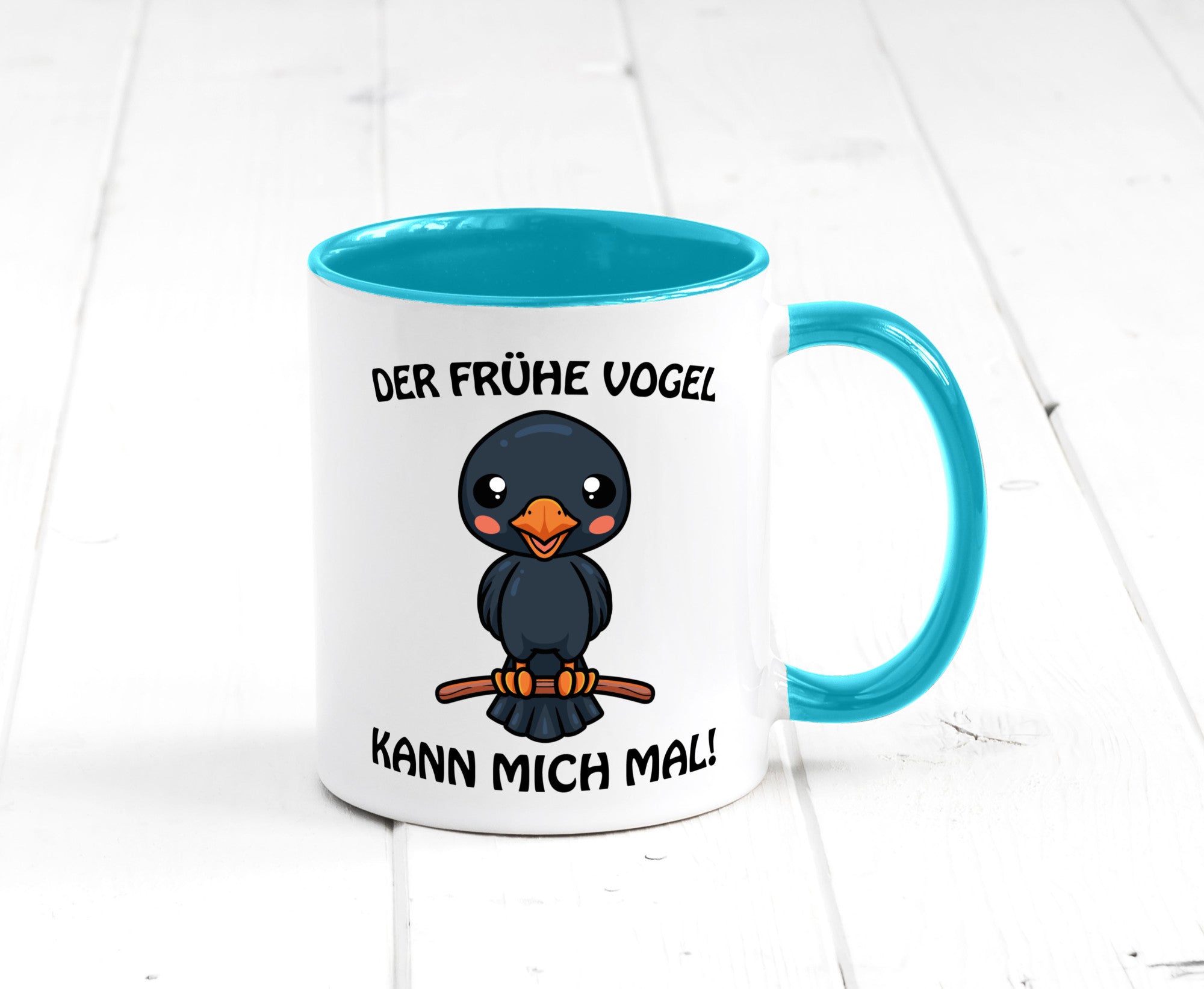 Der Frühe Vogel Humor Geschenkidee Tasse