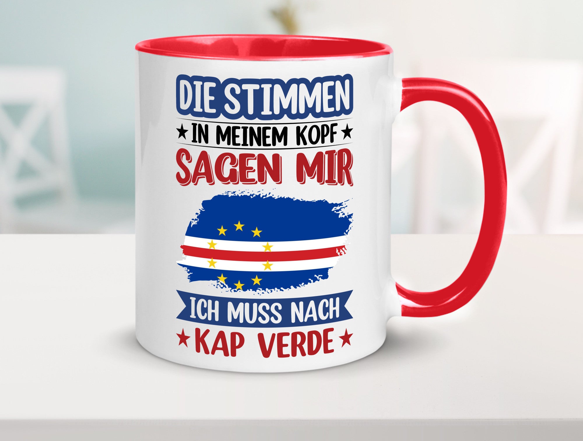 Kap Verde | Urlaub Stimmen in meinem Kopf Traumland lustig Humor Geschenkidee