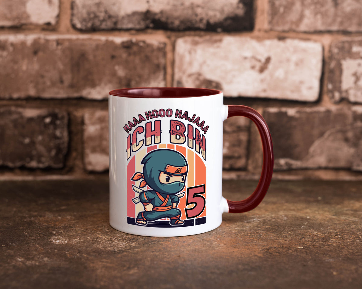 5. Geburtstag | Ninja Junge 5 Jahre Humor Geschenkidee Tasse