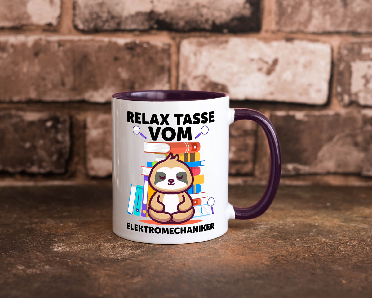 Relax Tasse: Elektromechaniker | Mechaniker Geschenk Humor Geschenkidee