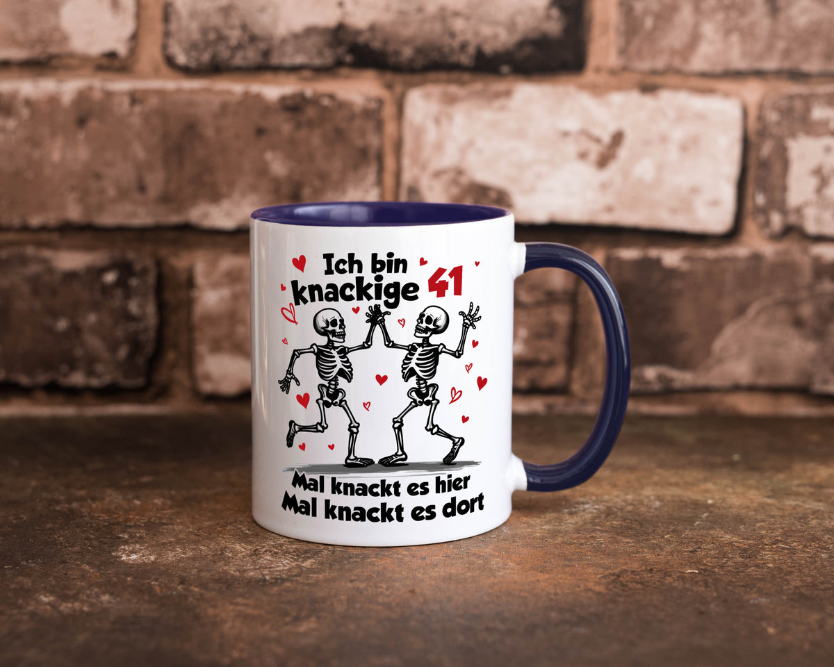 41. Geburtstag | Knackige 41 Ich bin alt v2 Humor Geschenkidee Tasse