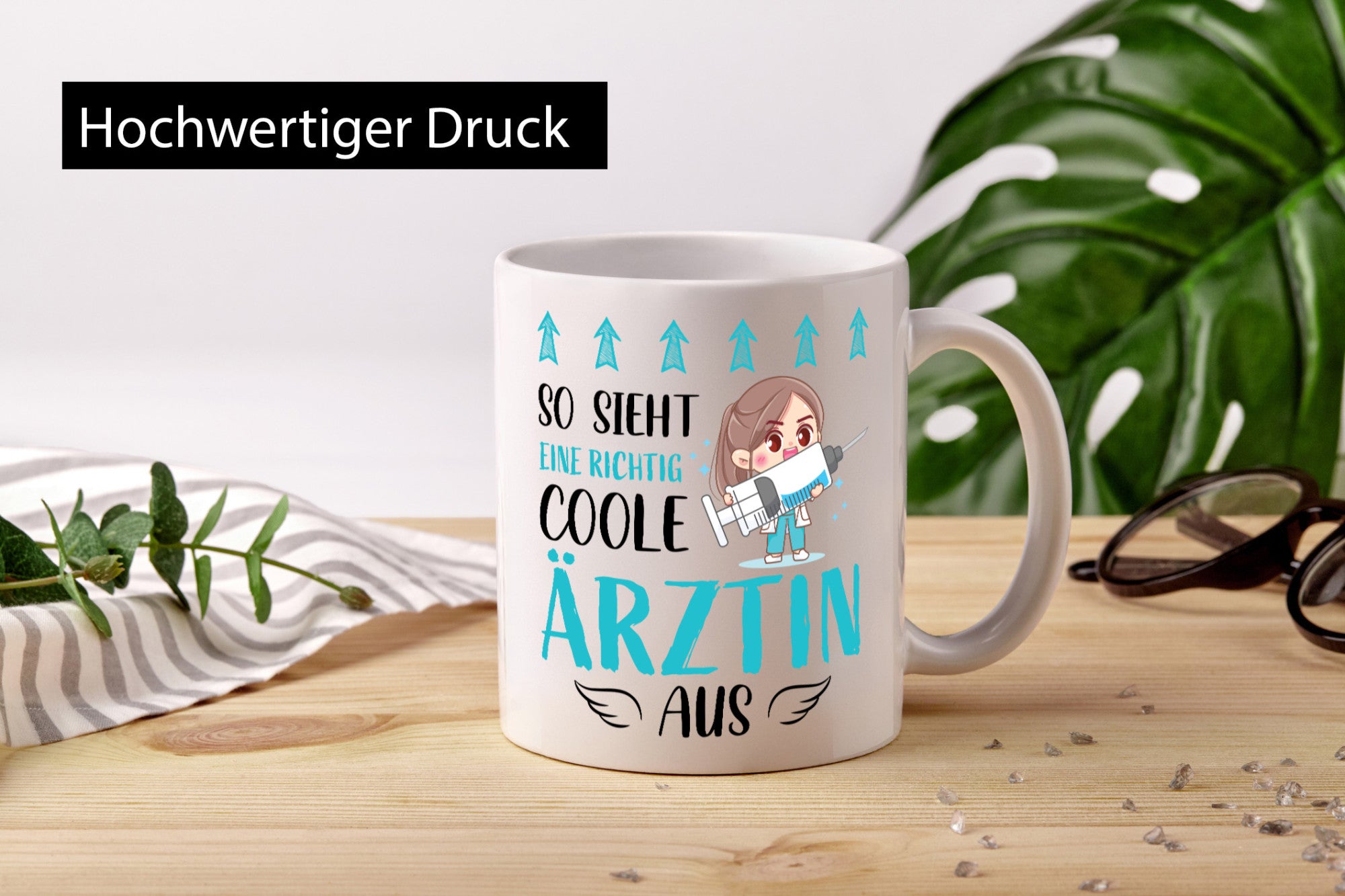 So sieht eine richtig Coole Ärztin aus | Krankenhaus Geschenk Humor
