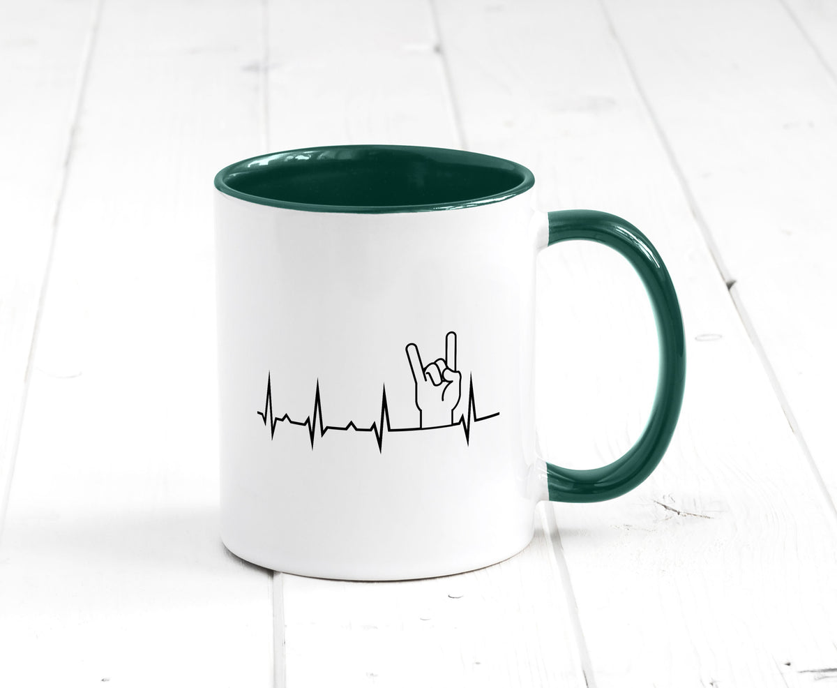 Heavy Metal Motiv | Rocker Musiker Rock Musik Geschenk Humor Geschenkidee Tasse