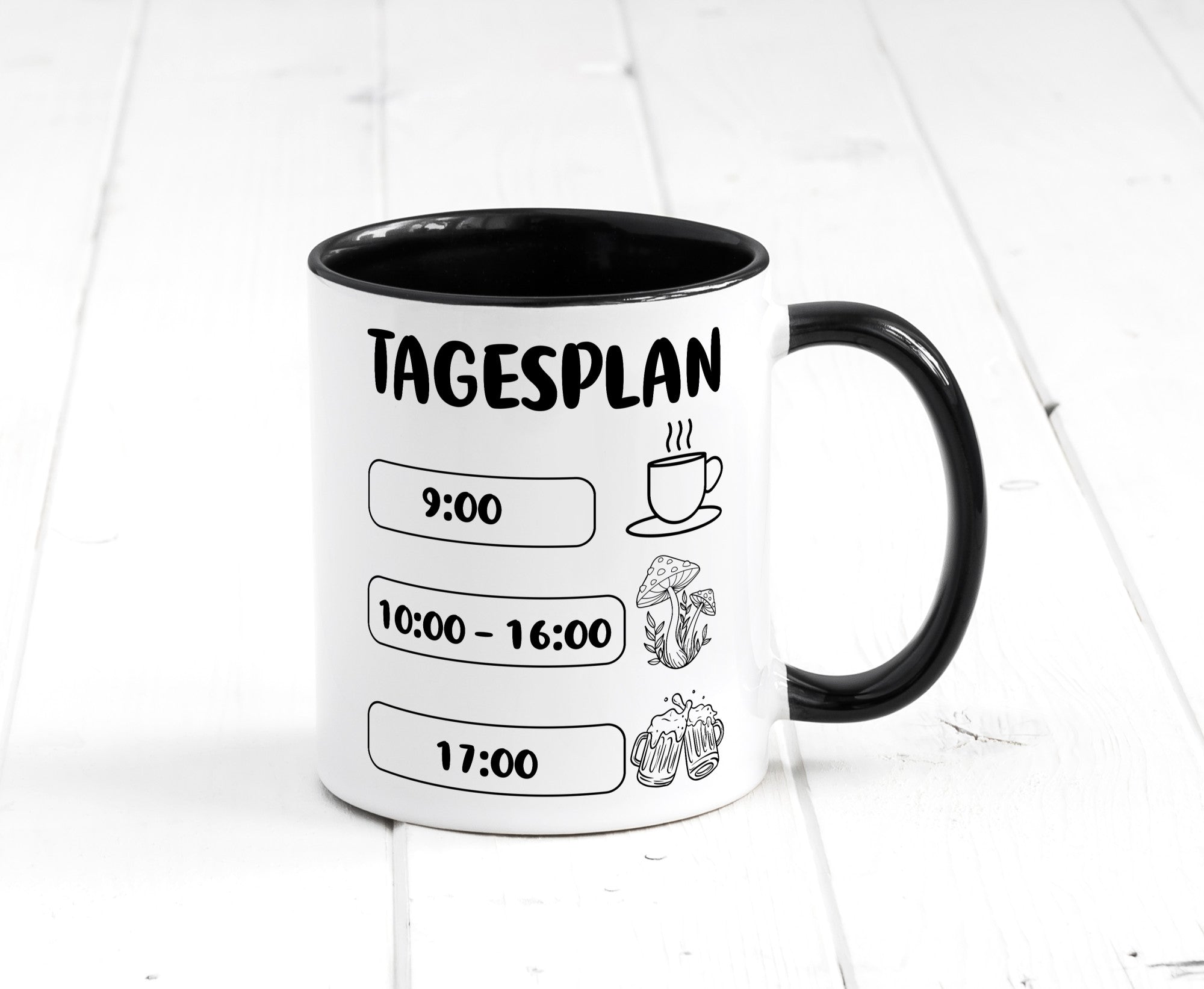 Tagesplan Pilzsammler | Pilze Wald v2 Geschenk Humor Geschenkidee lustiger