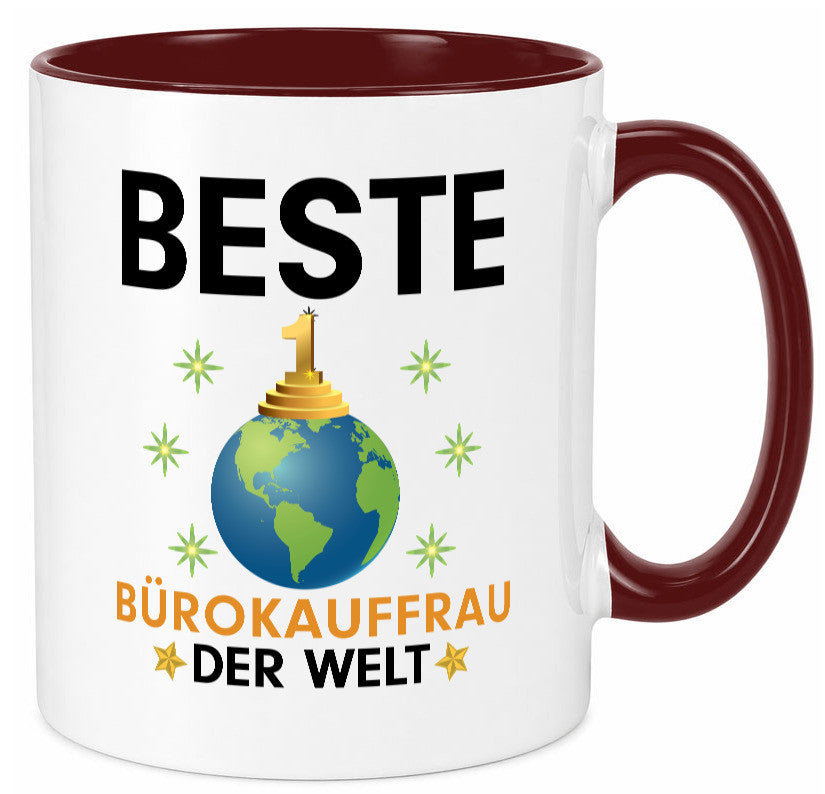 Welt Beste Bürokauffrau | Kauffrau Geschenk Arbeit Kollegen Büro lustiger