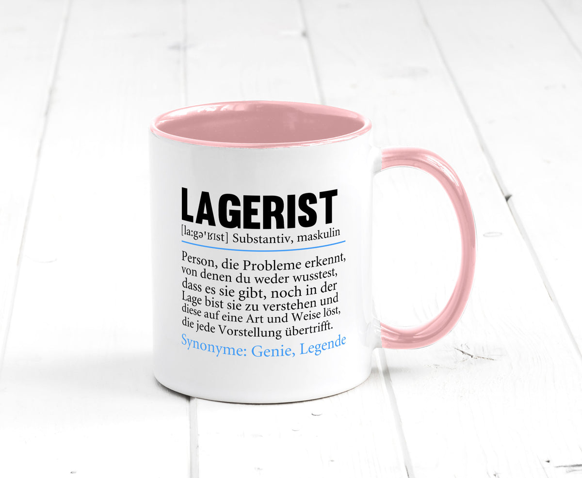 Lagerist | Spruch Beruf Lageristen Lager Arbeiter lustiger Geschenk Arbeit Tasse