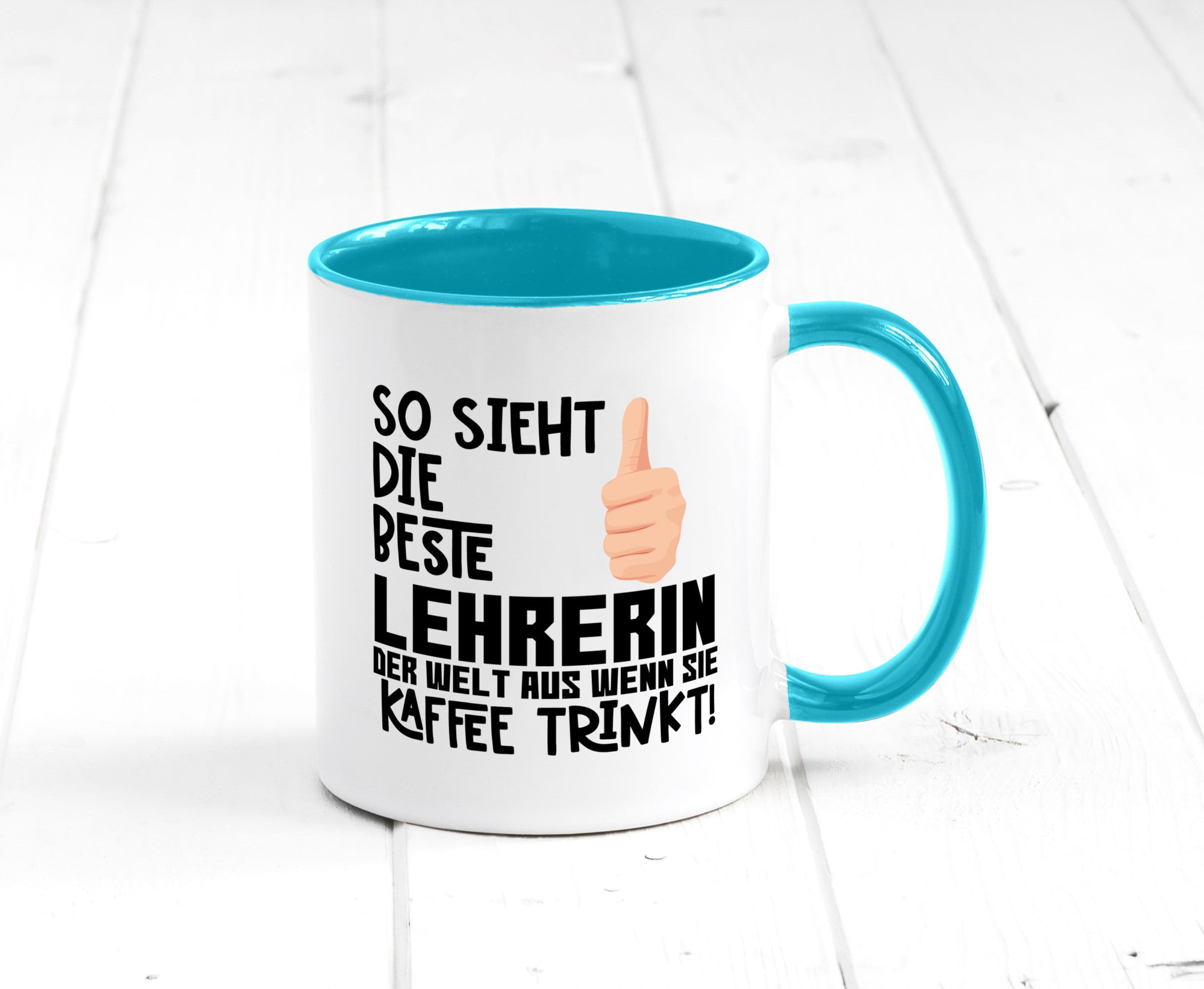 Beste Lehrerin | Lehrer Tasse Schule Dankeschön lustiger Spruch Geschenk Humor