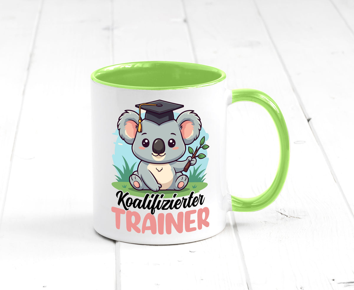 Koalifizierter Trainer | Verein Sport lustiger Spruch Geschenk Humor Tasse