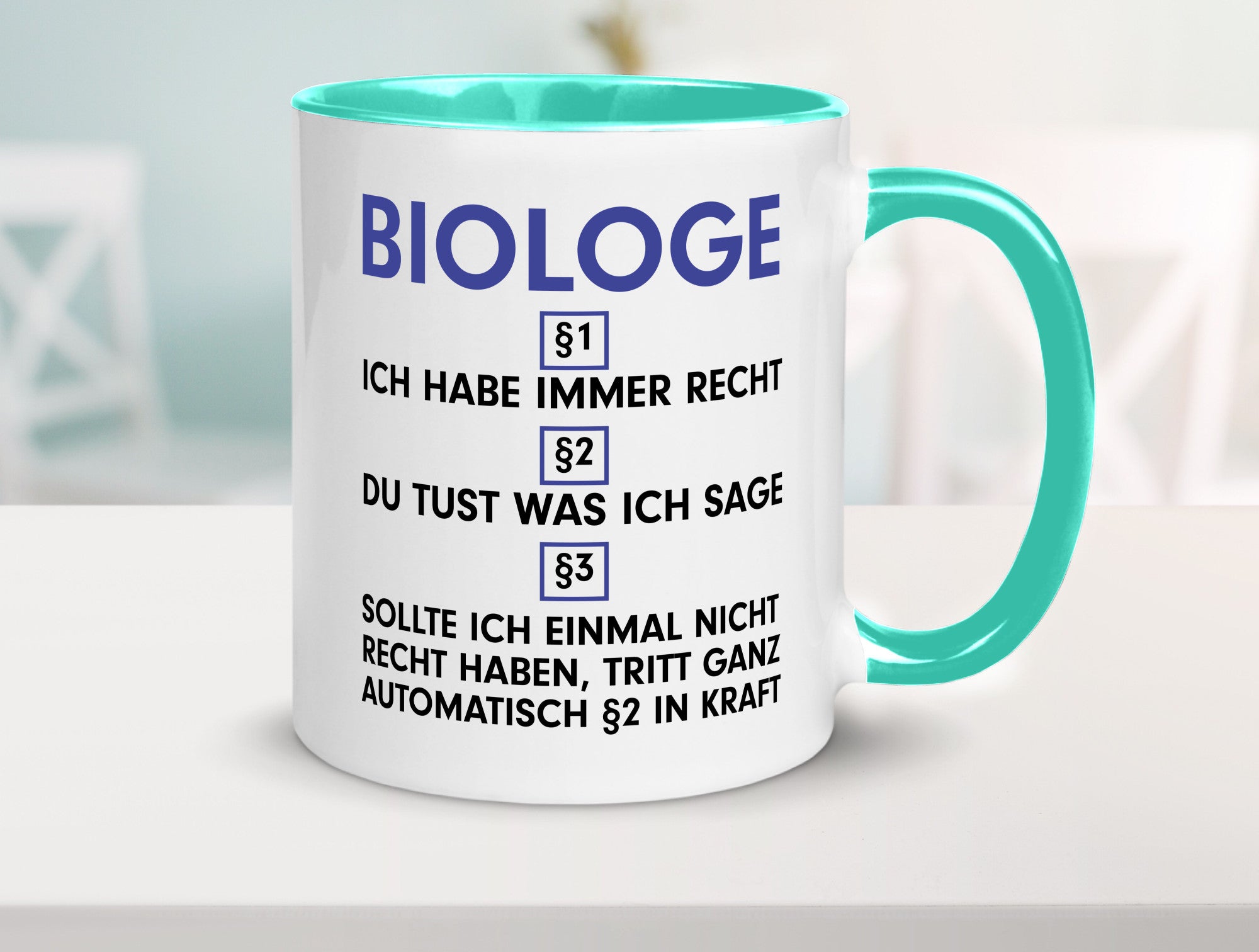 Ich habe immer Recht Biologe | Biologie Naturforscher v2 Geschenkidee Humor
