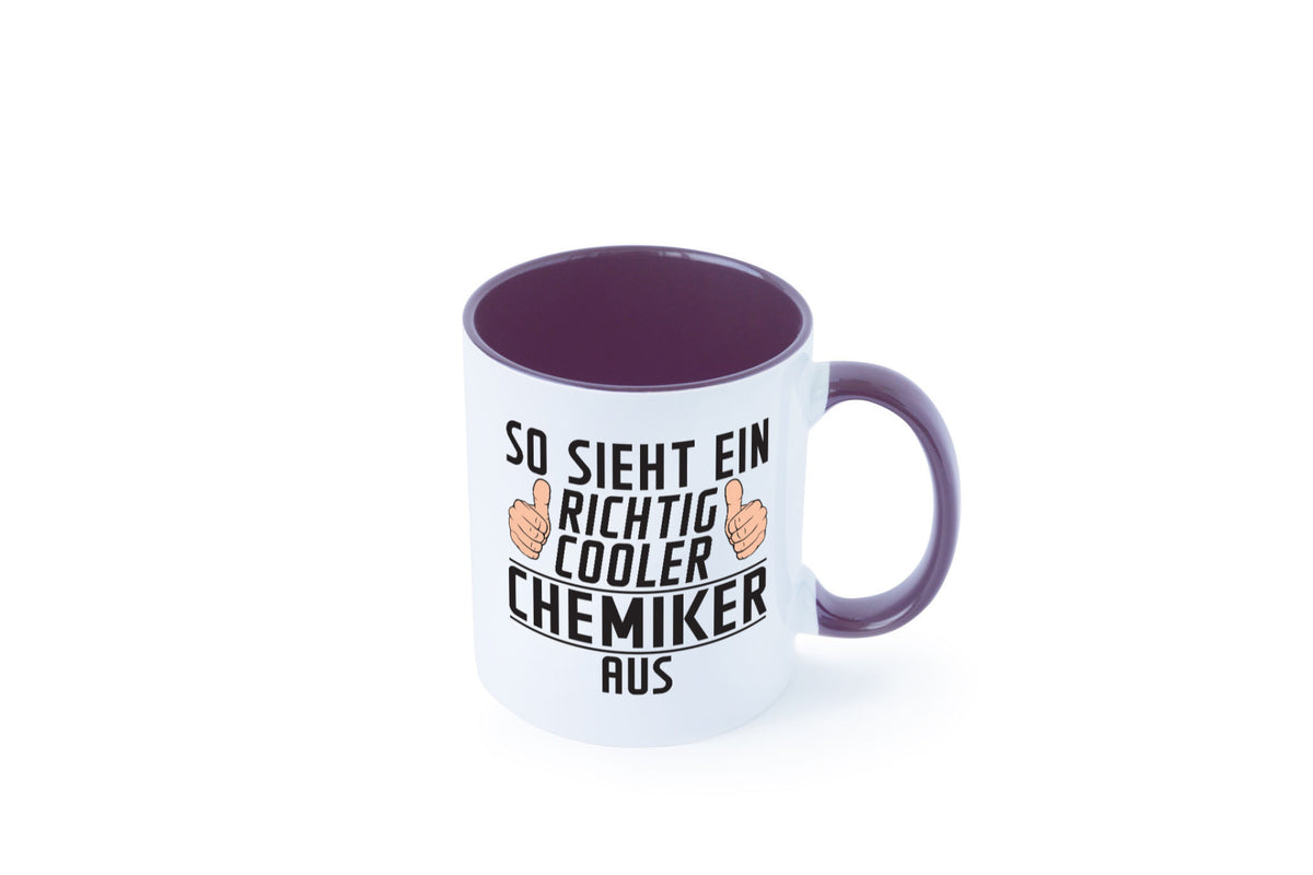 Richtig Cooler Chemiker | Chemie Labor Wissenschaft lustig Humor Geschenkidee Tasse