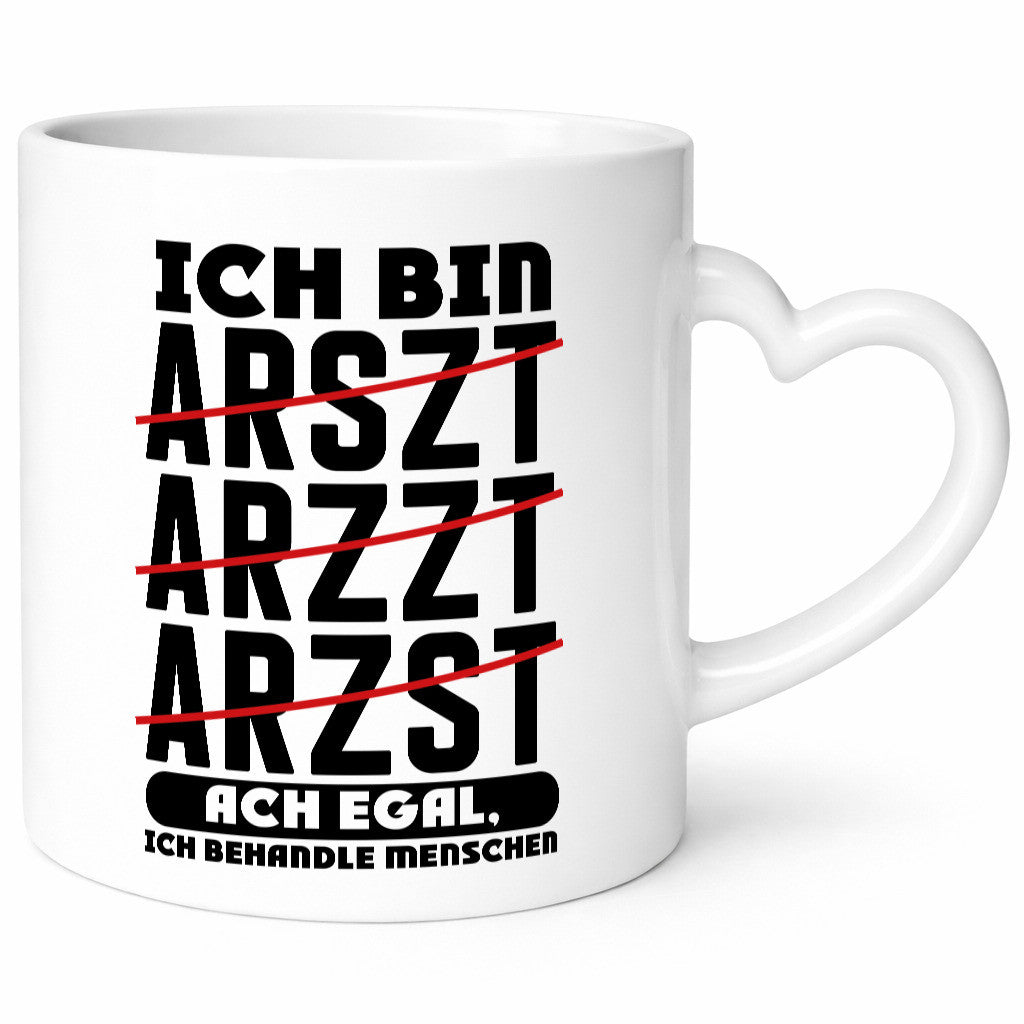 Ich bin Arzt | Rechtschreibung Klinik Patienten Doktor lustiger Spruch Geschenk