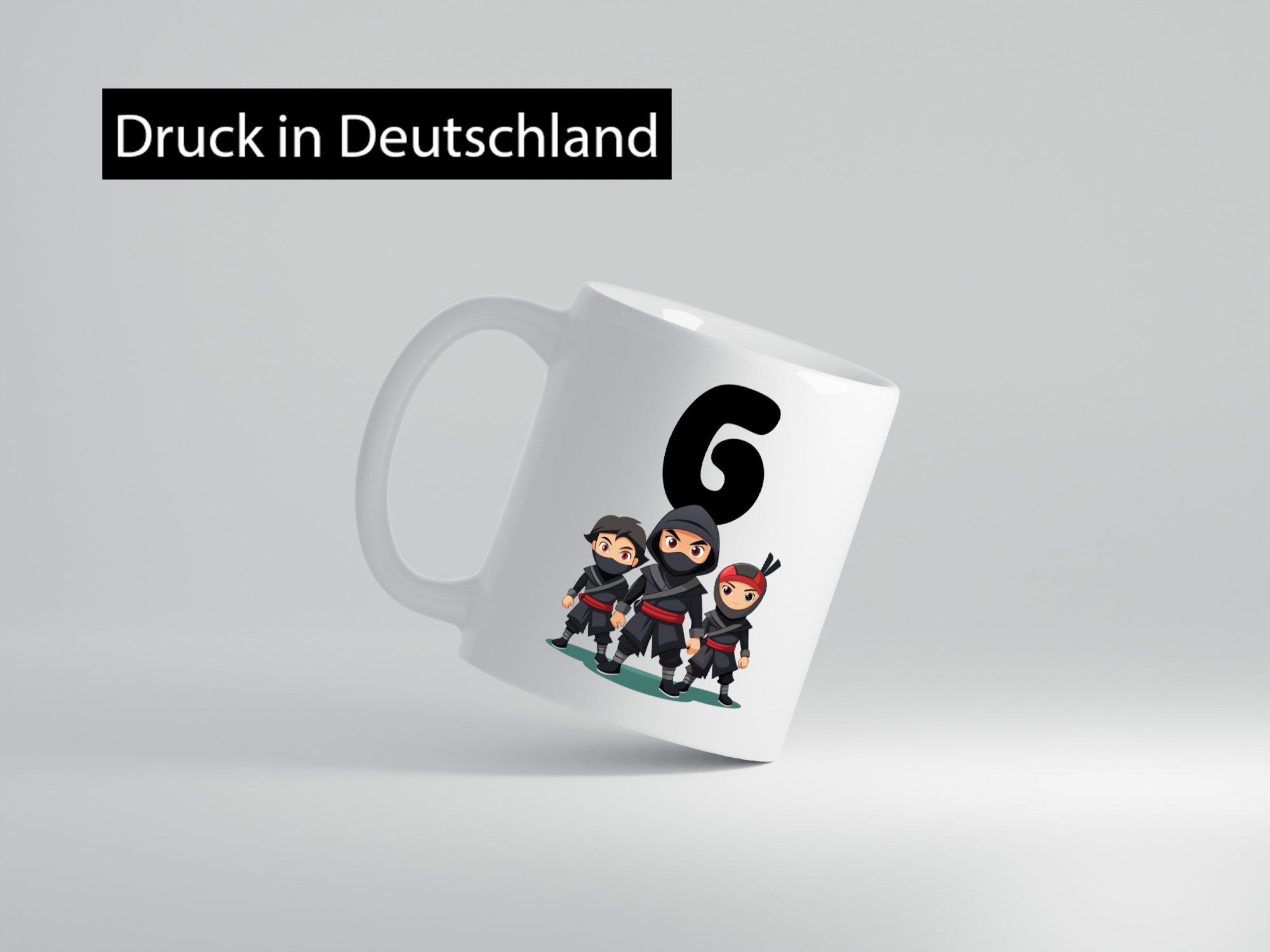 6. Geburtstag | 6 Jahre Ninja lustiger Spruch Geschenk Geschenkidee Tasse