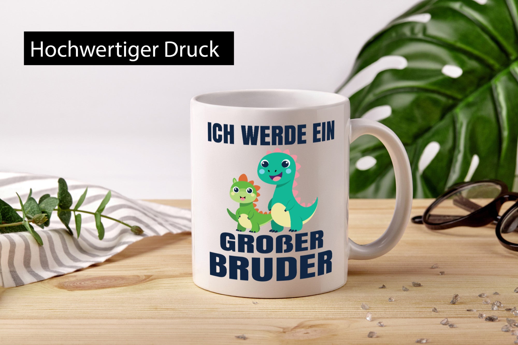 Ich werde großer Bruder | Dino Sohn Junge Geschenk Familie Geschenkidee