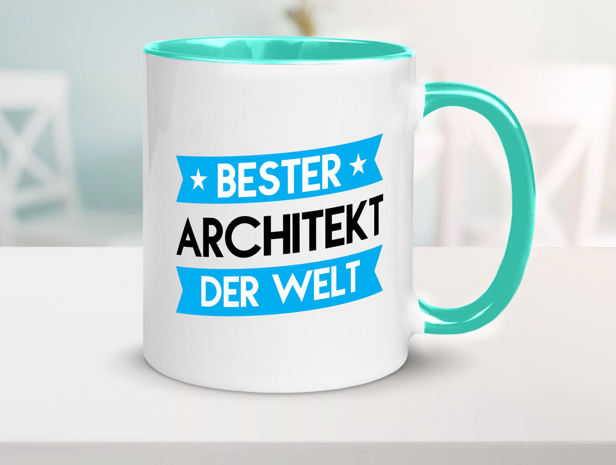 Bester Architekt | Architektur Büro Geschenk Arbeit Kollegen lustiger Spruch Tasse