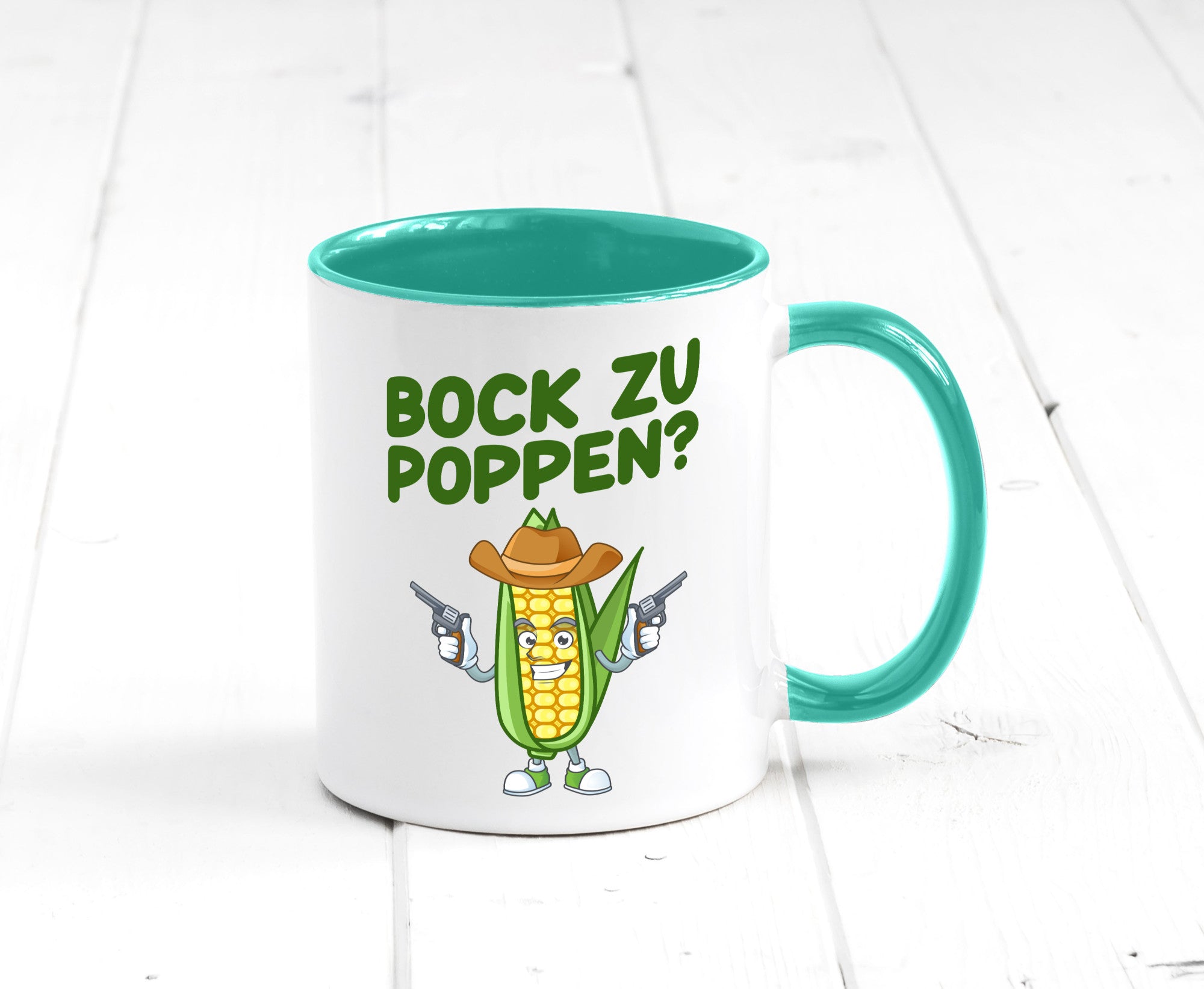 Bock auf Poppen | Mais Lustig Geschenk Humor Geschenkidee lustiger Spruch Tasse