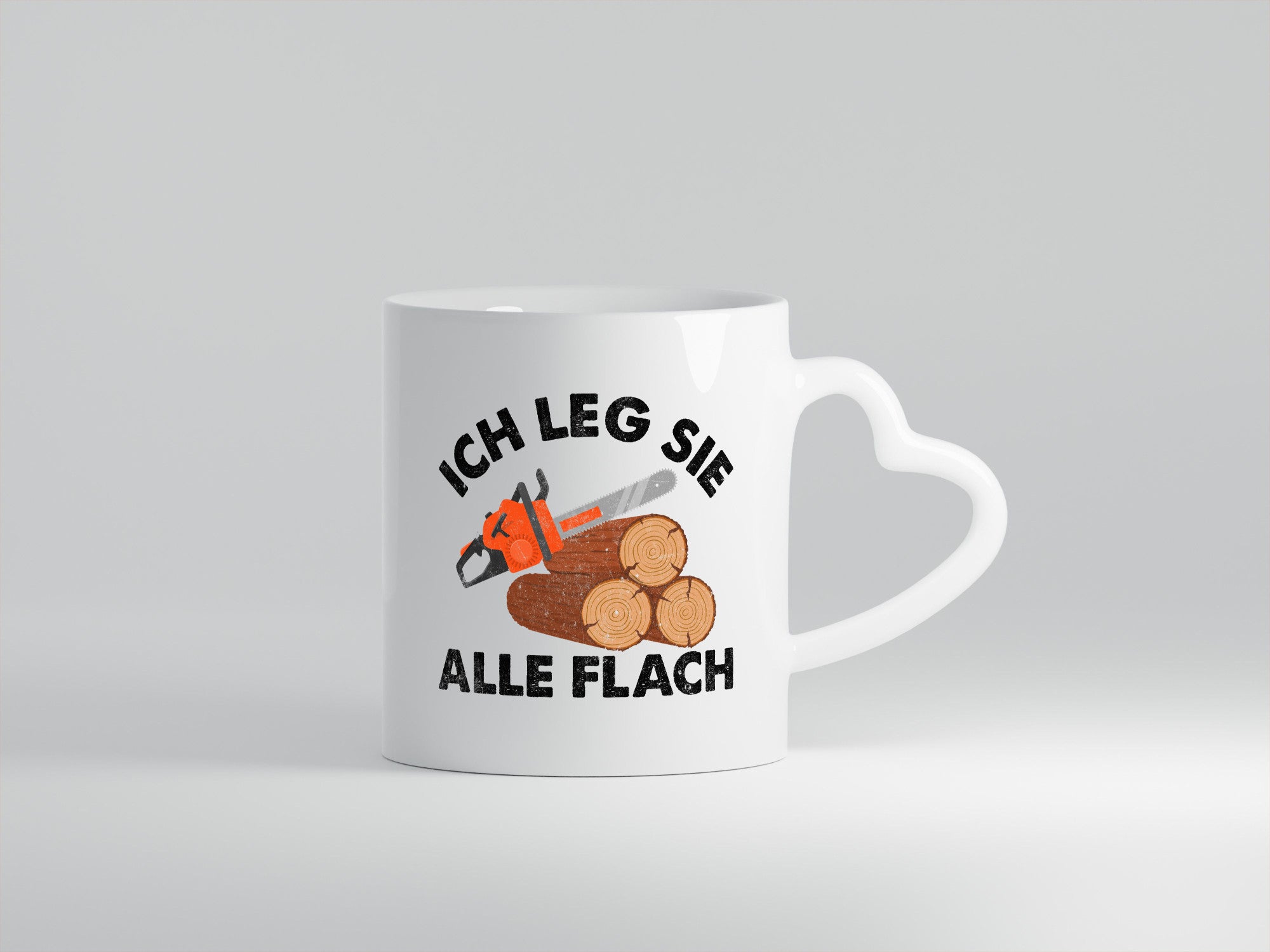 ich leg sie alle flach | Waldarbeiter holzfäller v2 Geschenkidee Arbeit