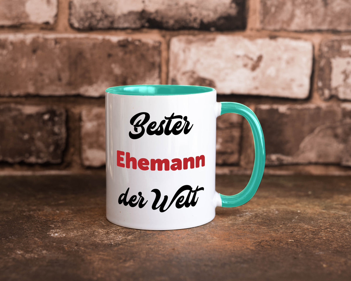 Bester Ehemann der Welt | Ehepaar Geschenkidee Humor Tasse