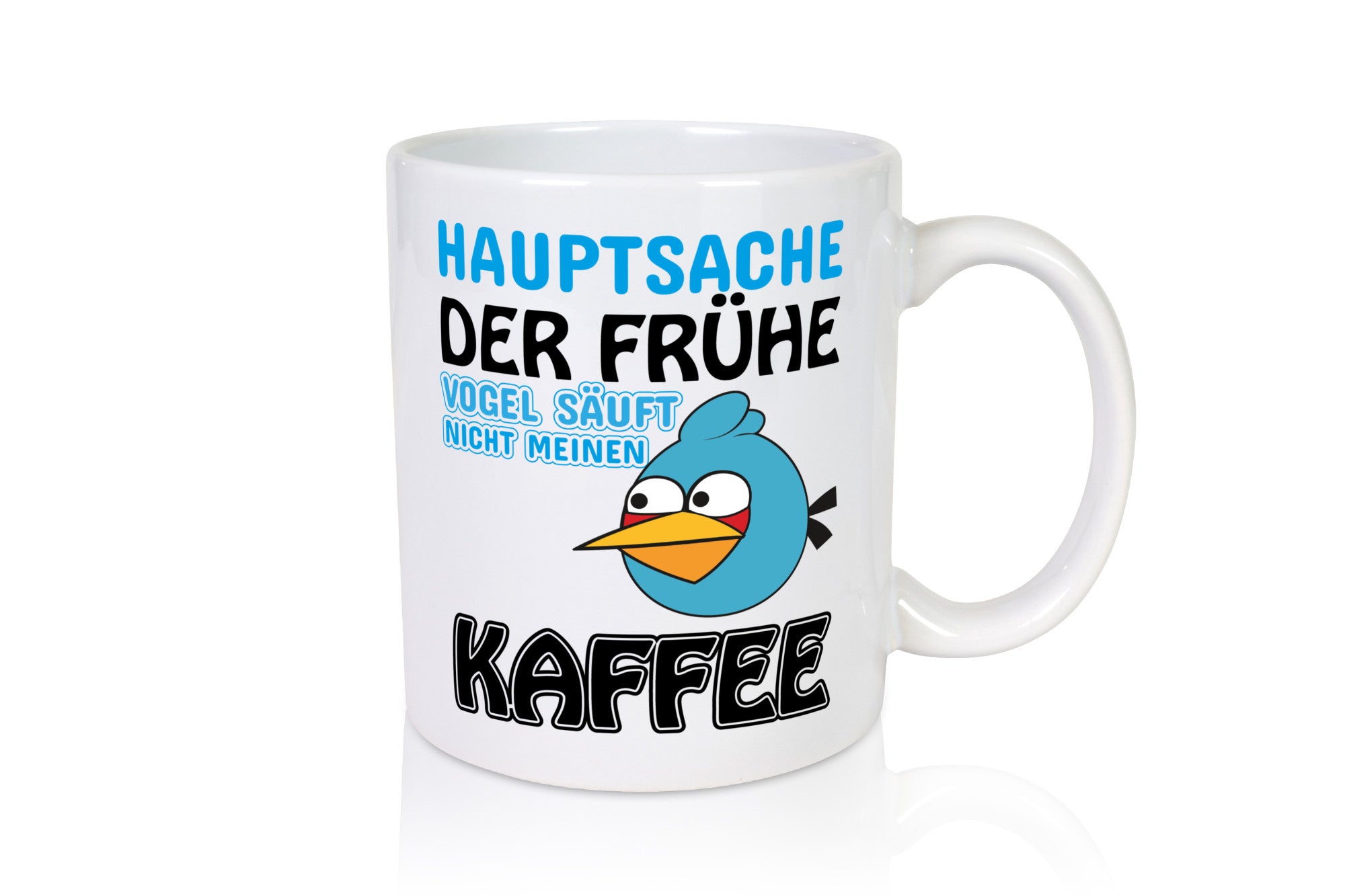 der frühe Vogel säuft nicht meinen Kaffee lustiger Spruch Geschenk Humor
