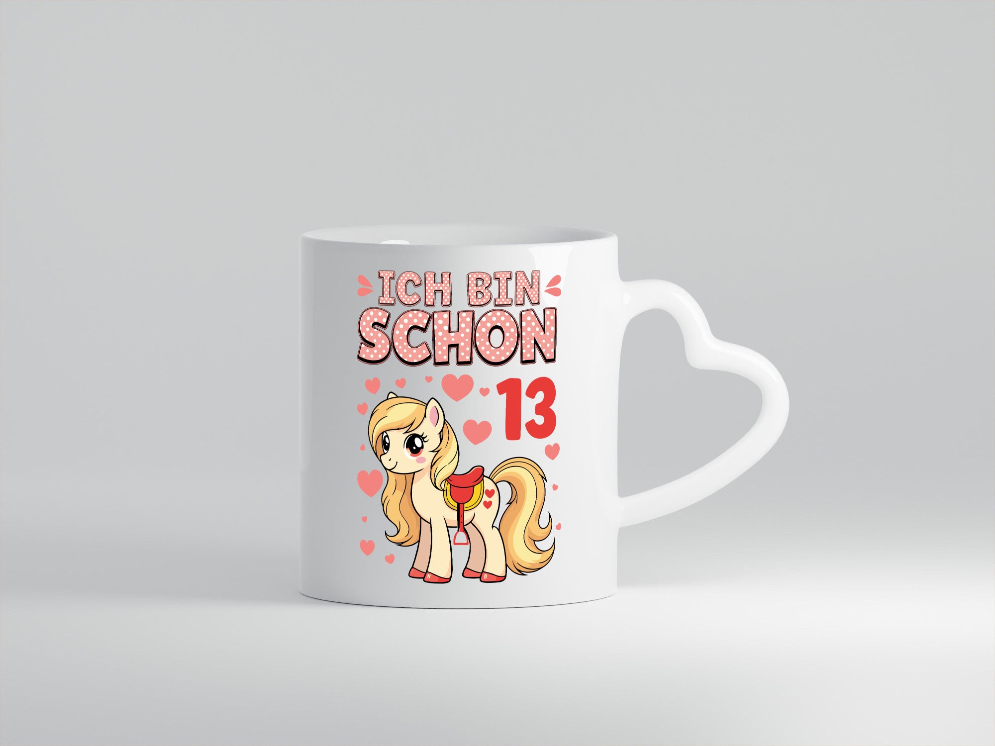 13. Geburtstag | 13 Jahre Mädchen Reiten Pony lustiger Spruch Geschenk