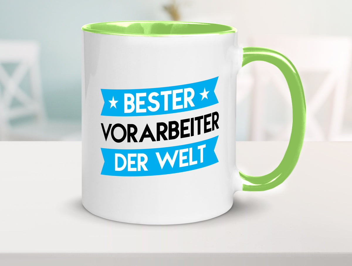 Bester Vorarbeiter | Kollege Teamleiter lustiger Spruch Geschenk Arbeit Tasse