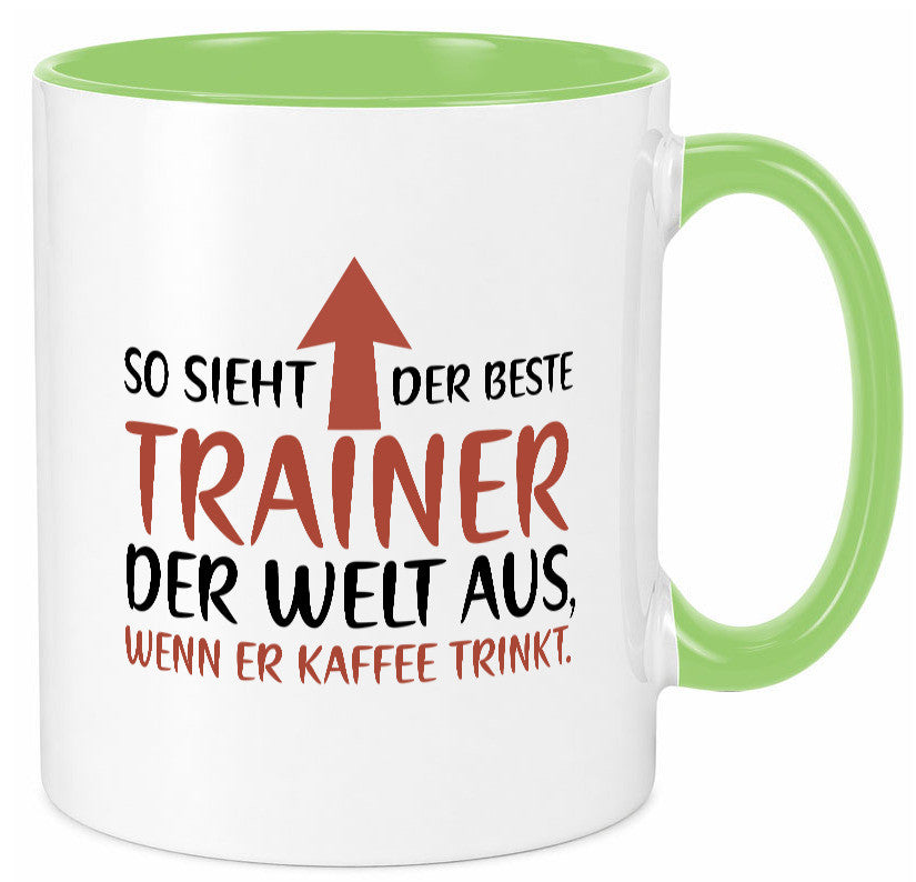 So sieht Bester Trainer der Welt aus | Kaffee Humor Geschenkidee Tasse