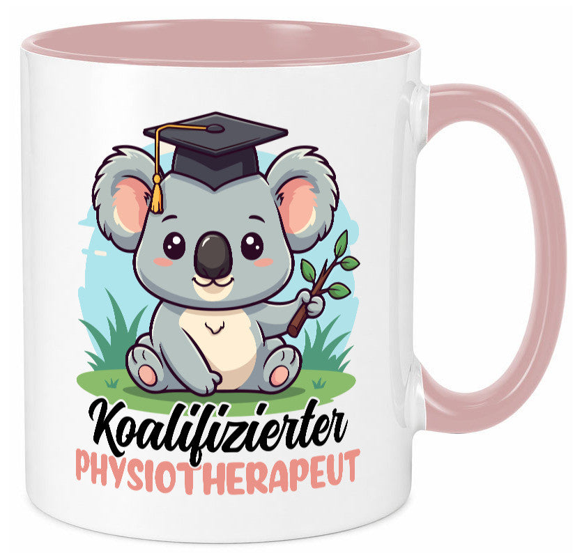 Koalifizierter Physiotherapeut Geschenk Humor Geschenkidee lustiger Spruch Tasse