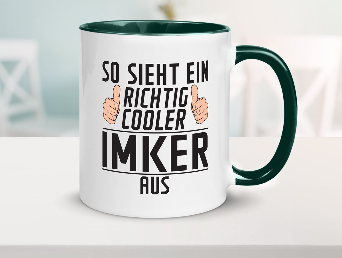 Richtig Cooler Imker | Imkerei Geschenkidee Humor Tasse