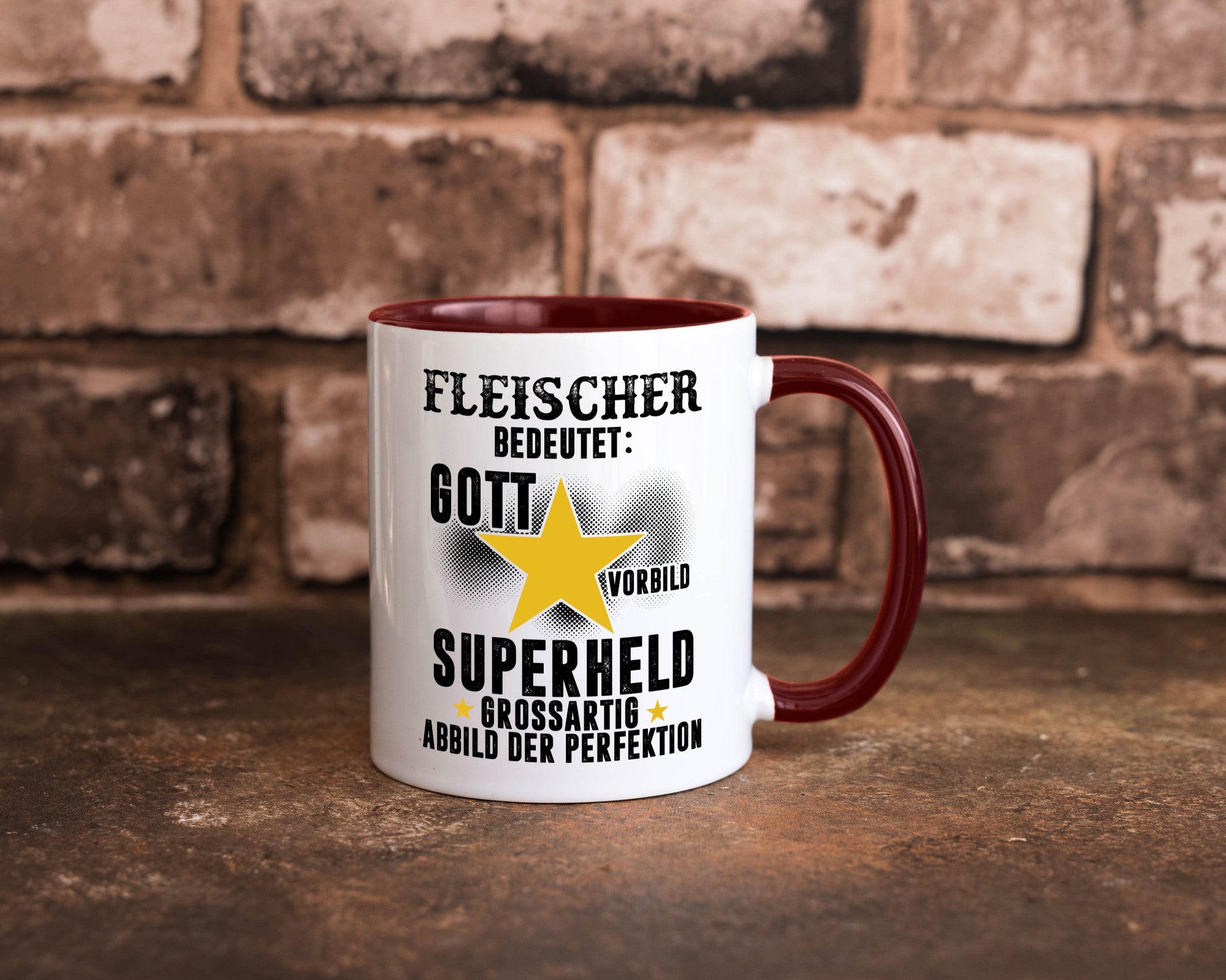 Bedeutung von Fleischer | Schlachterei lustig Humor Geschenkidee Geschenk Tasse