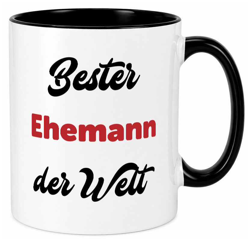 Bester Ehemann der Welt | Ehepaar Geschenkidee Humor Tasse
