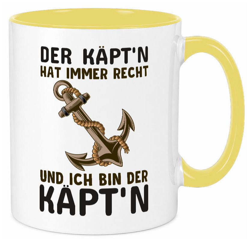 Der Kapitän | Käpt?n Tasse Schifffahrer Boot lustig Humor Geschenkidee Geschenk