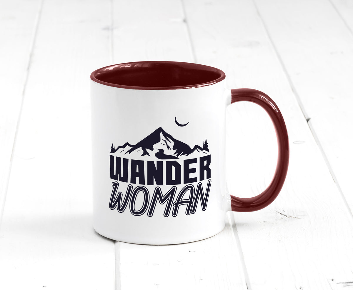 Wander Woman | Frauen Tasse Wanderer Bergsteigen lustig Familie Geschenkidee