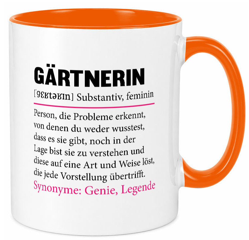 Gärtnerin | lustig Gartenbau Beruf Spruch Geschenk Arbeit Kollegen Büro Tasse