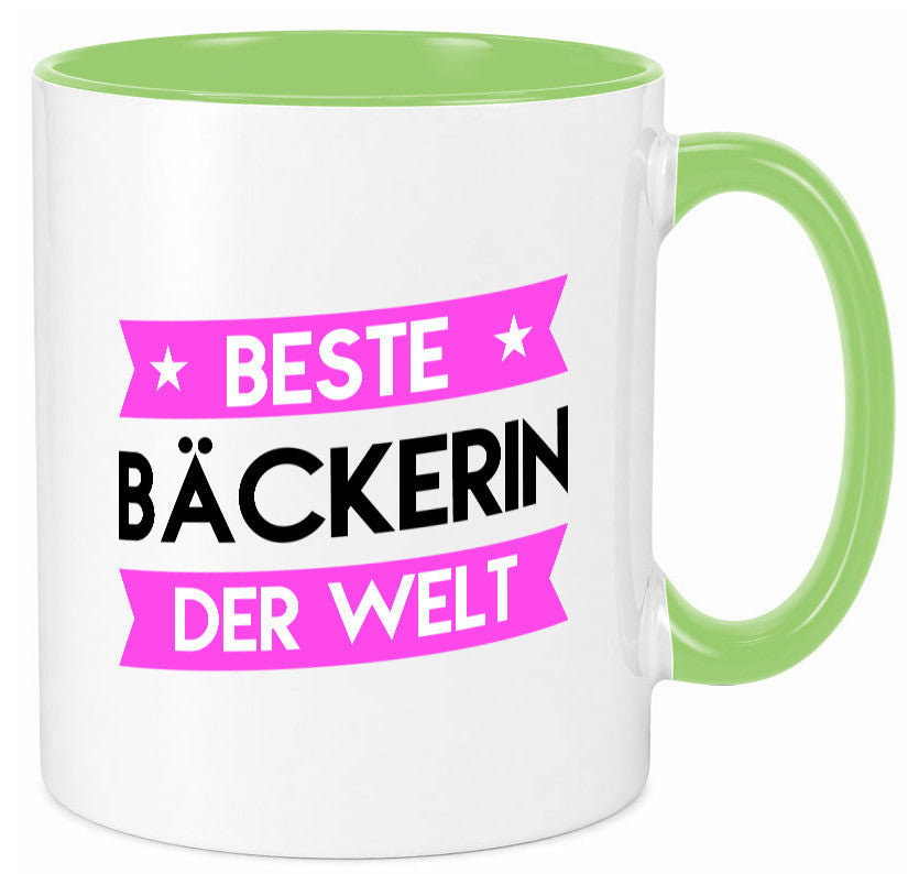 Beste Bäckerin | Bäckerei Frauen Backen lustig Humor Geschenkidee Geschenk Tasse
