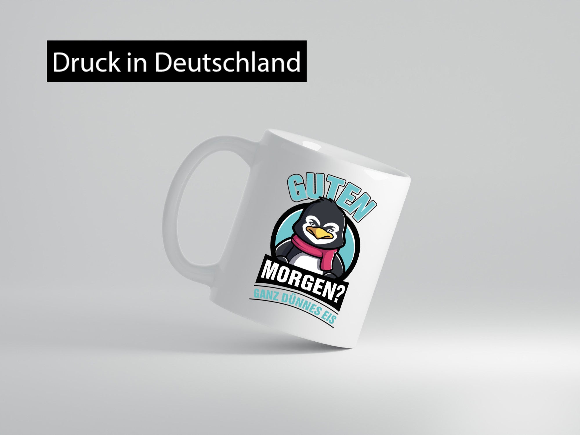 Guten Morgen? Ganz Dünnes Eis | Pinguin Geschenk Humor Geschenkidee lustiger
