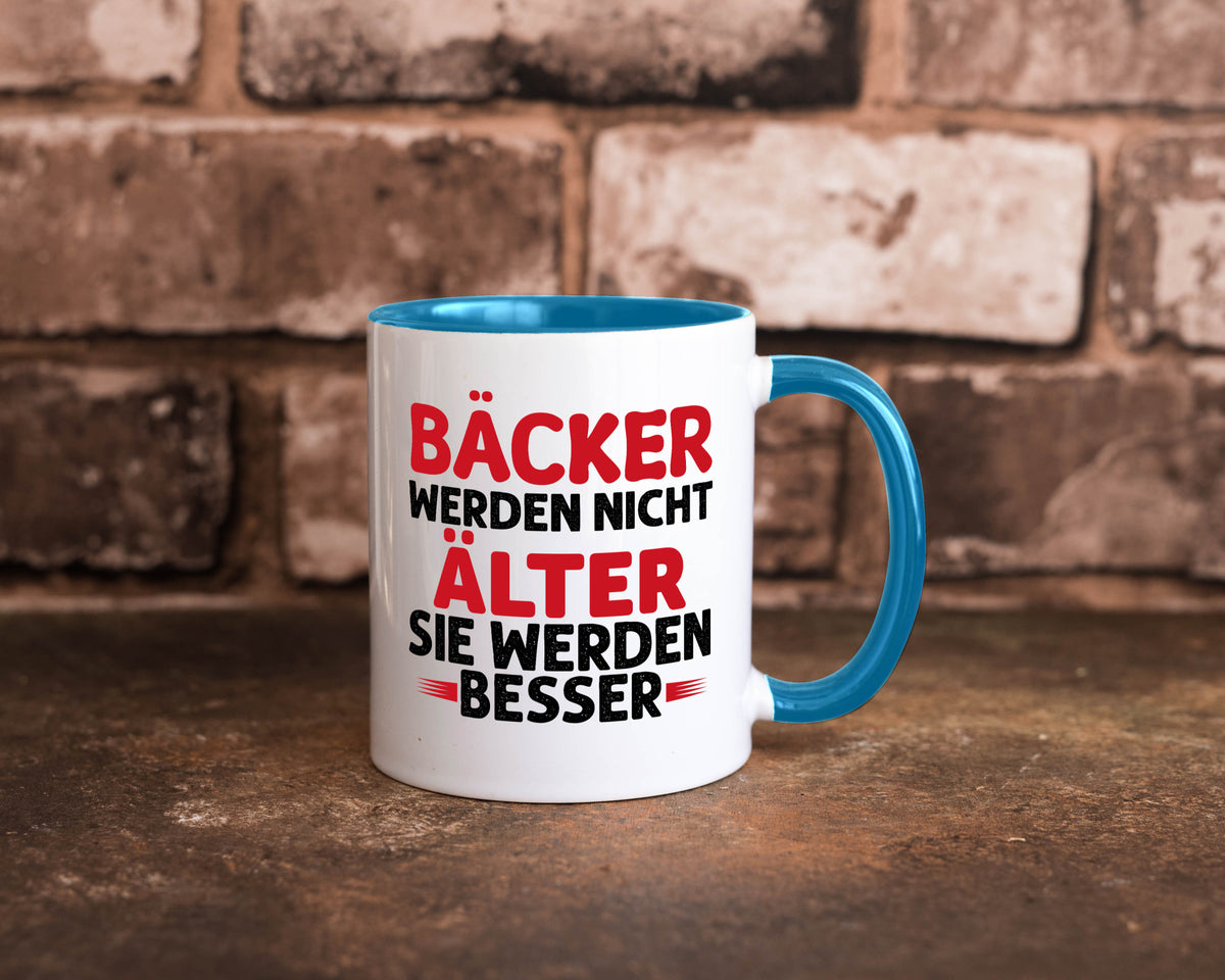 Bäcker werden nicht älter Sie besser lustig Humor Geschenkidee Geschenk Tasse