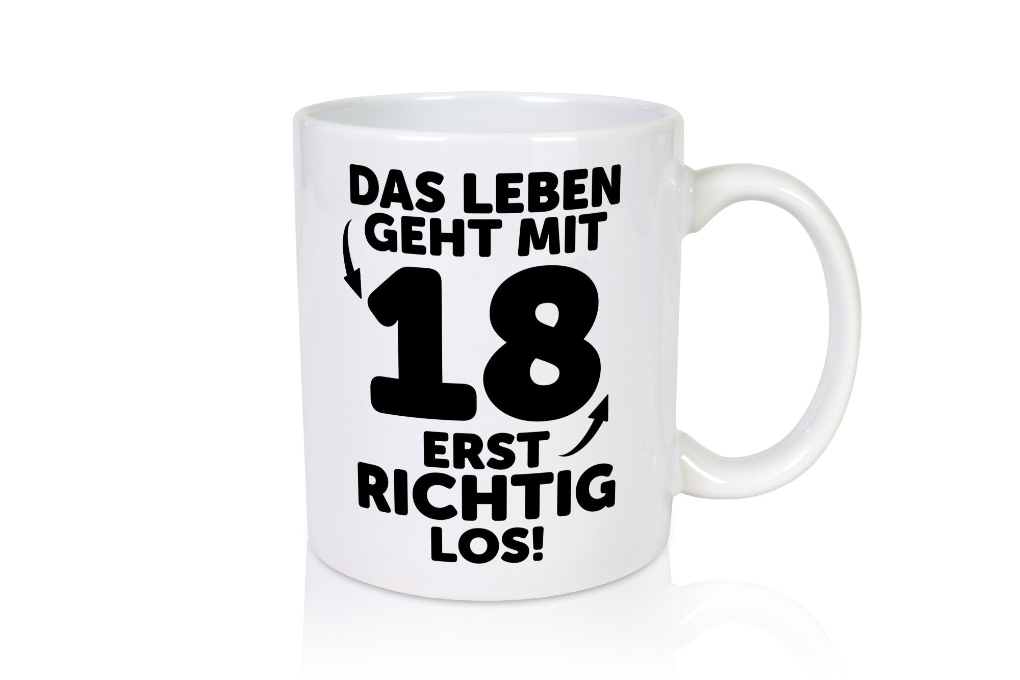 18. Geburtstag | Junge $ Mädchen| Volljährig Geschenkidee Humor Tasse
