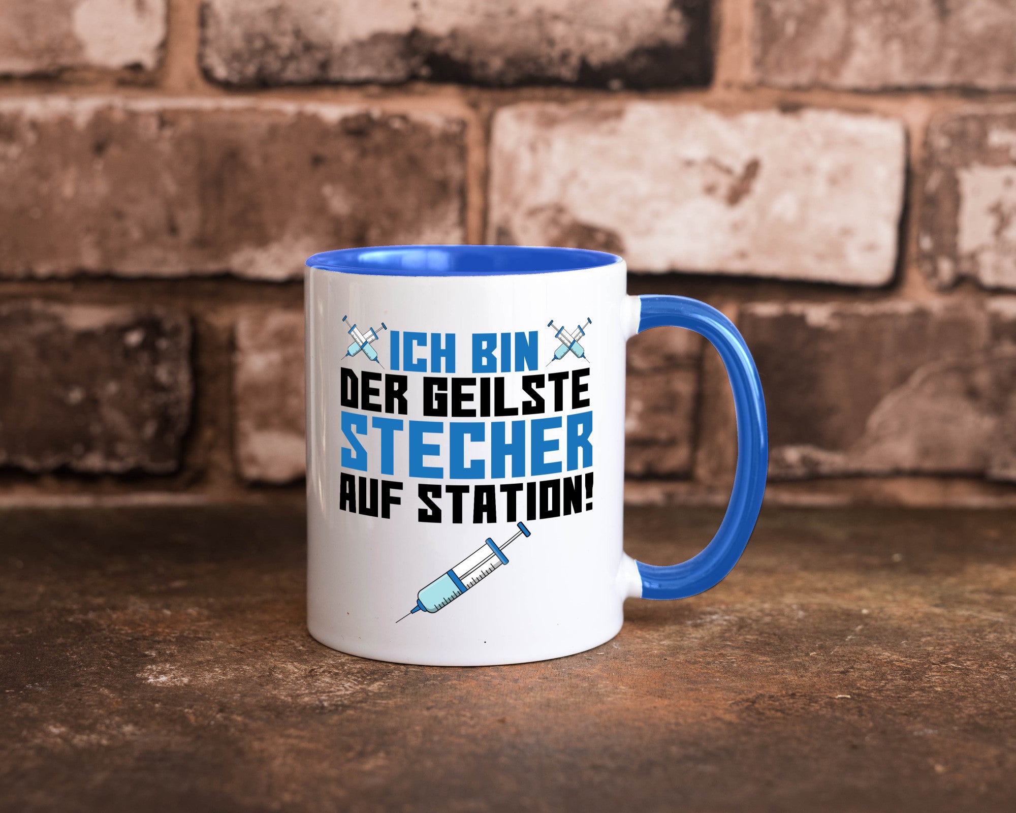 Ich bin der geilste Stecher | Pfleger Arzt Spritze lustig Humor Geschenkidee