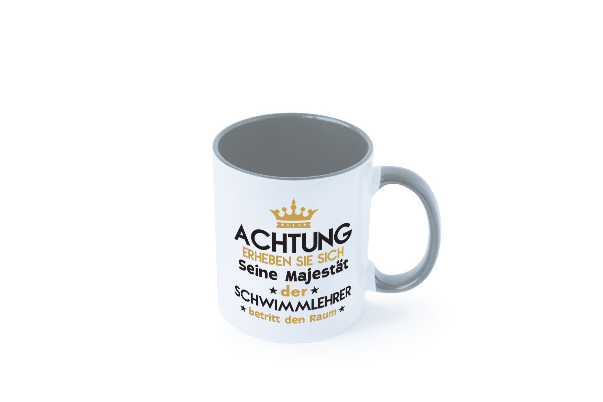 Seine Majestät Schwimmlehrer | Lehrer Schüler schwimmen Geschenkidee Humor Tasse