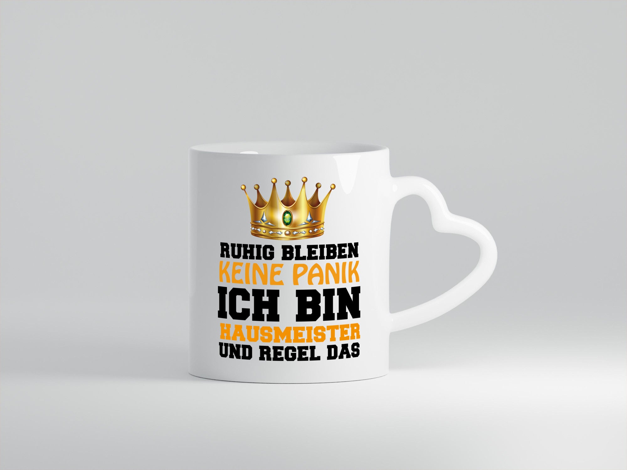 Ich bin Hausmeister Geschenkidee Humor Tasse