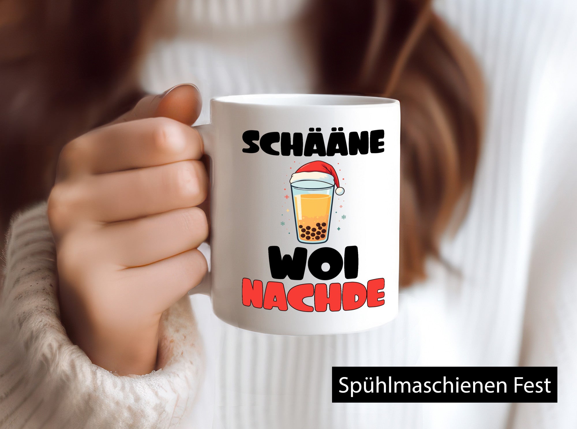 Schääne woi nachde | Weiohnachten Dialekt Mundart Geschenk Humor Geschenkidee