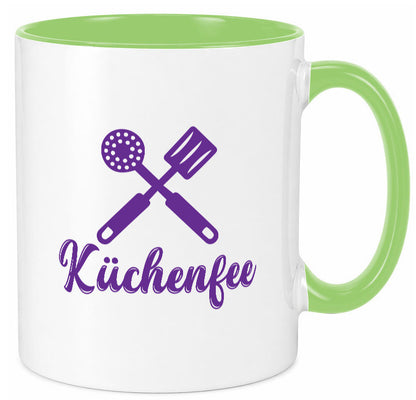 Küchenfee | Mama kocht am besten Muttertag Geschenkidee Familie Humor Tasse