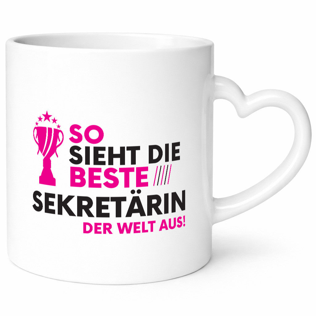 Die Weltbeste Sekretärin | Büro lustiger Spruch Geschenk Arbeit Kollegen Tasse