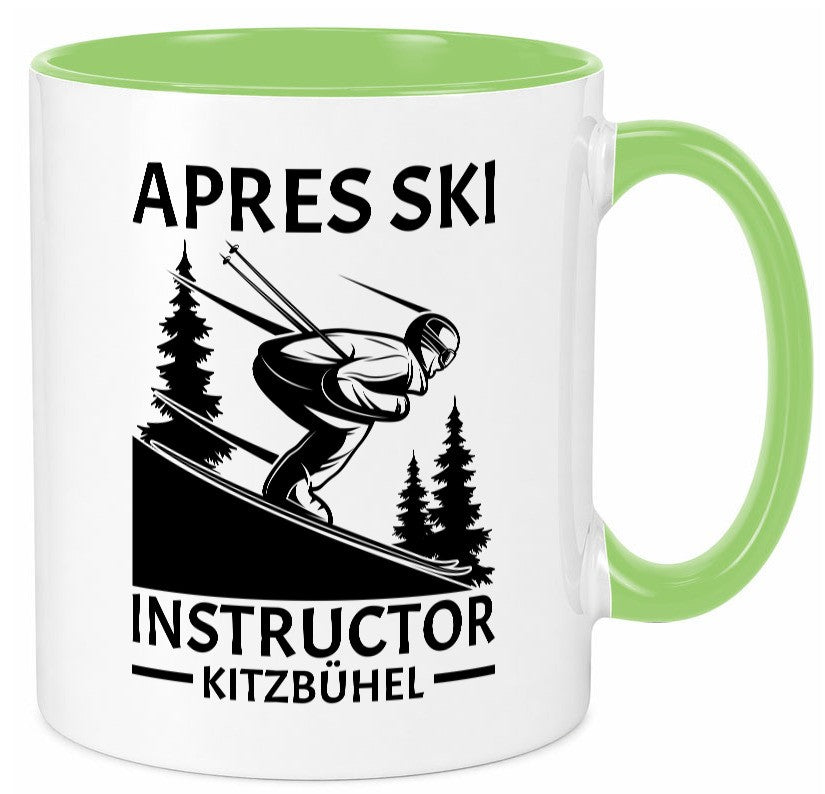 Apres Ski Instructor Kitzbühel | Skifahrer Geschenk Humor Geschenkidee lustiger Tasse